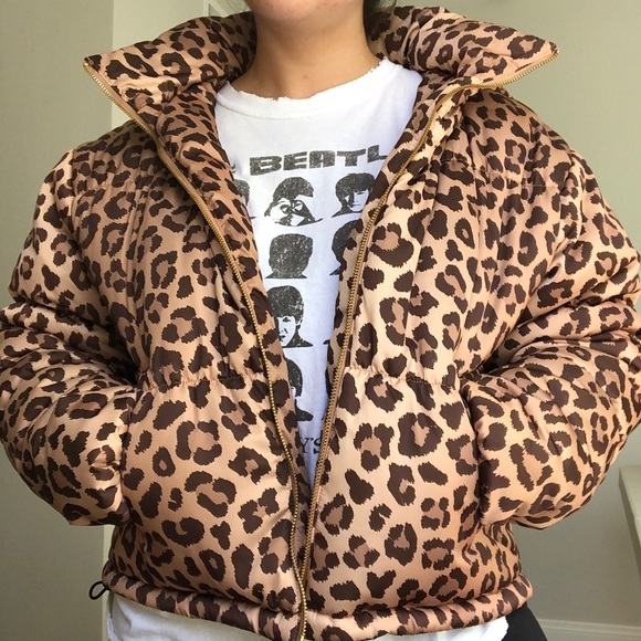 guess leopard jacket